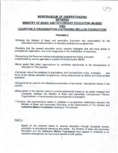 Catharina Mellon Foundation Zertifikat